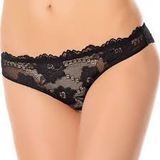 string en dentelle (paquet d'une pièce) article Myclass Thong - Lormar