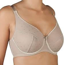 Reggiseno con ferretto e ricami a pois in tulle articolo Amina - Selene