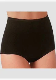 JADEA Culotte vita alta da donna in cotone elasticizzato ART. 05 CF x6