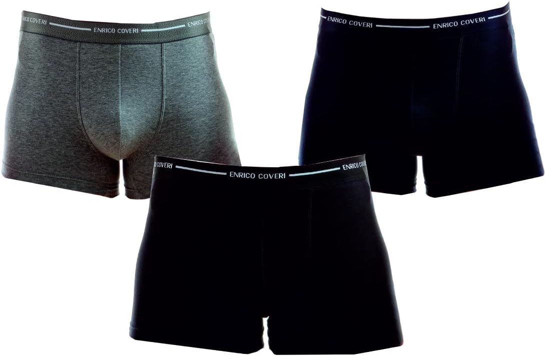 Enrico Coveri 6 Pezzi Boxer Uomo in Cotone Bielastico EB1000 – comfort e qualità