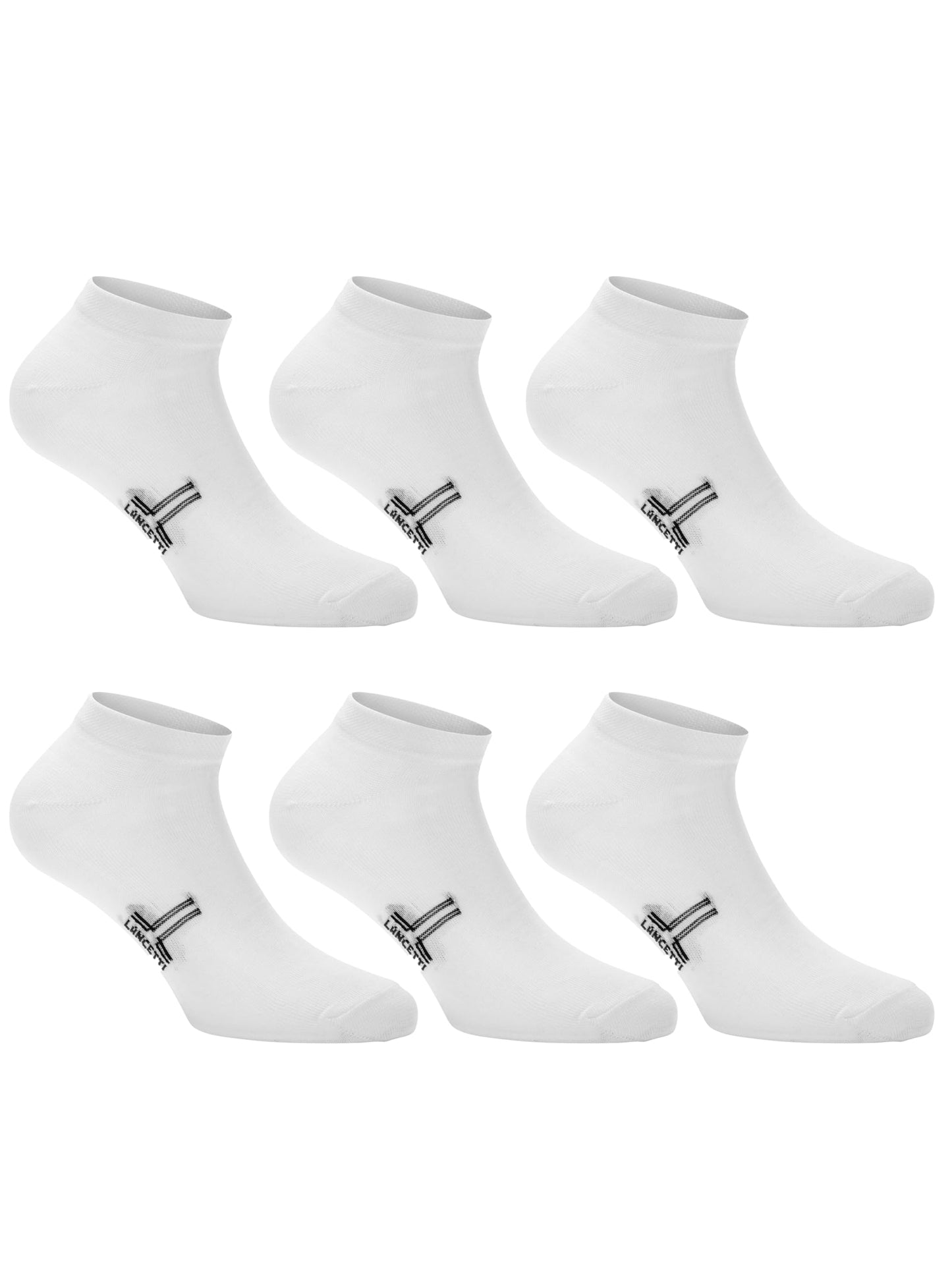 LANCETTI -6 paia di calzini corti uomo o donna, calzini in filo di cotone di Scozia – comfort e qualità