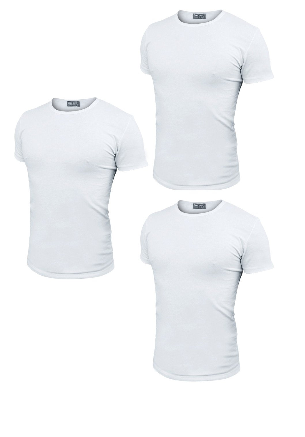 Enrico Coveri 3 t-Shirt Uomo Mezza Manica Girocollo