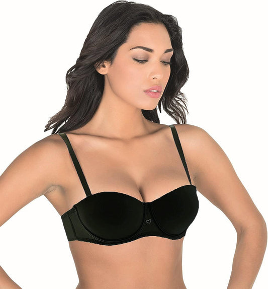 ARIS Reggiseno Aris Desy Balconcino in Microfibra Imbottito con Ferretto - Coppa B