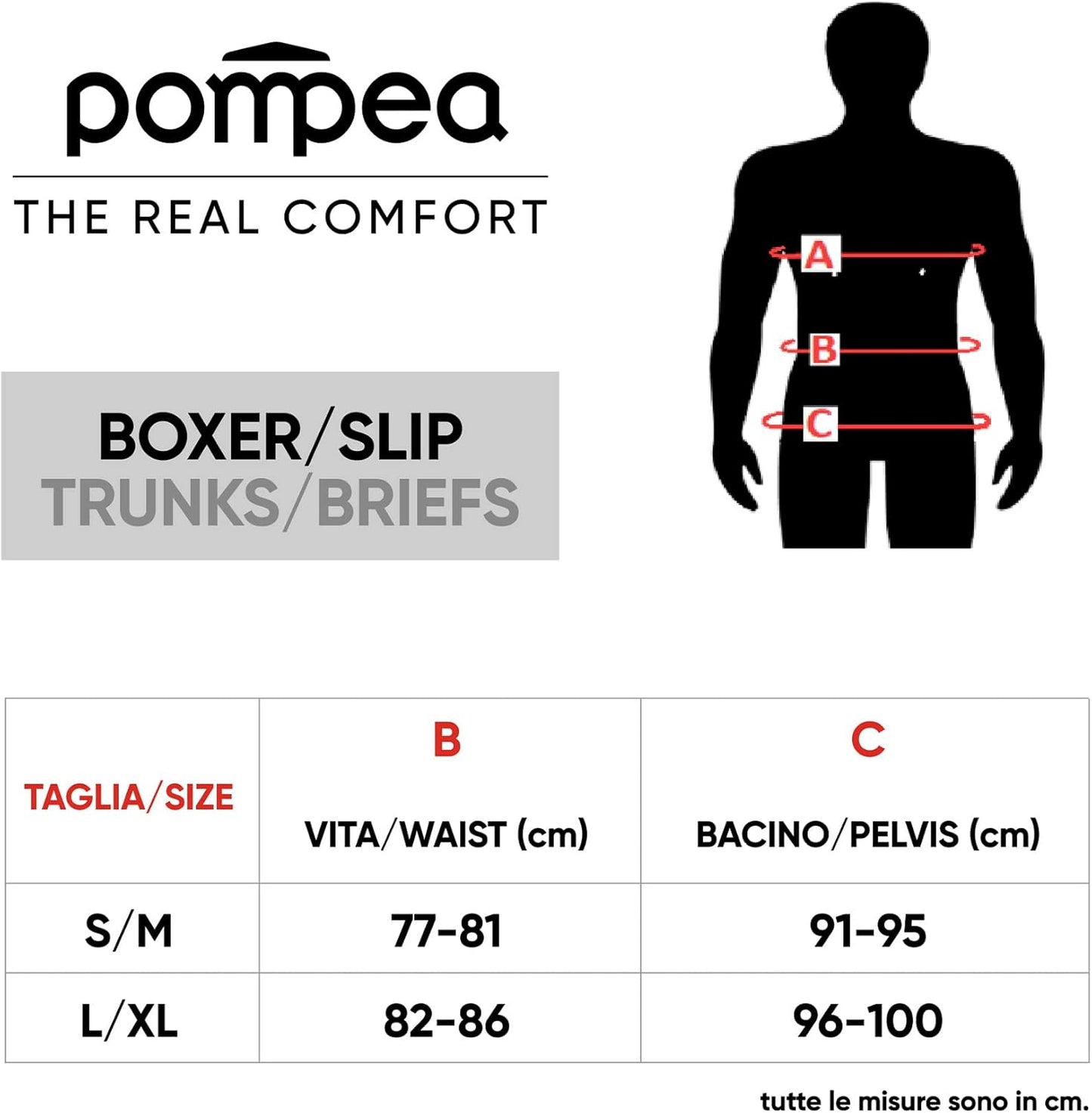 POMPEA Men's Slip U Seamless Briefs (Pack of 3)