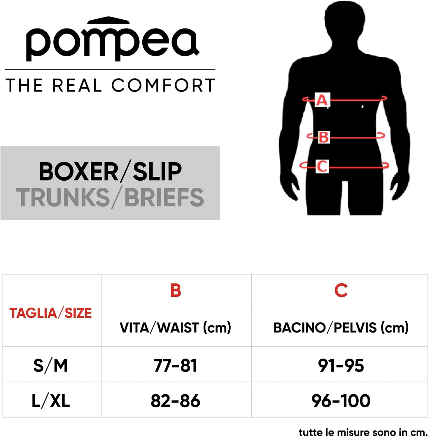 POMPEA Men's Slip U Seamless Briefs (Pack of 3)