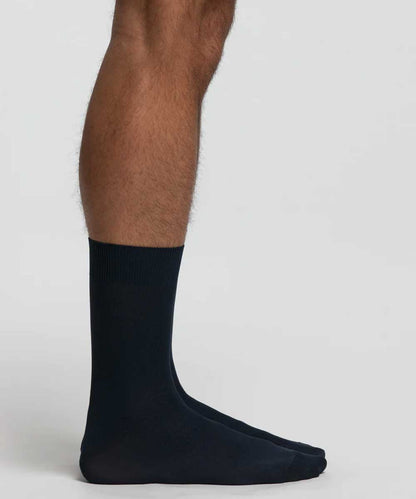 Chaussettes courtes homme en microfibre douce avec revers élastiqué (lot de 12 paires) article court Piquet - Pompea
