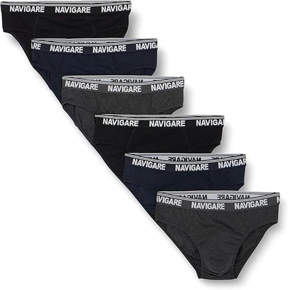 Slip homme six pièces avec élastique extérieur article 574E - Navigare