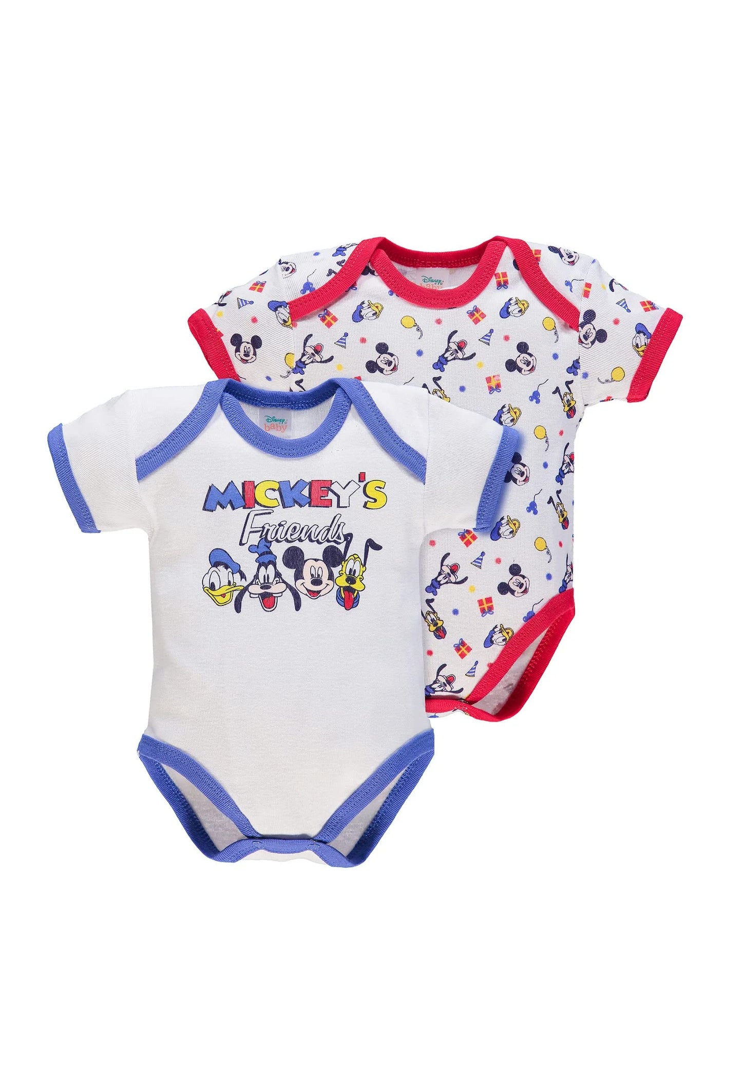Ellepi Body Disney Mezza Manica Neonato Cotone Minnie Topolino Mesi Neonata Anni Bambino Baby Shower Regali Bambina Bimbo Bimba Intimo Neonati Bodini Maniche Maschio Femmina
