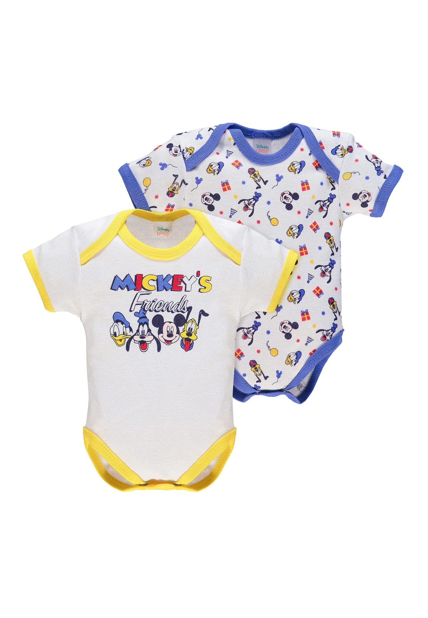 Ellepi Body Disney Mezza Manica Neonato Cotone Minnie Topolino Mesi Neonata Anni Bambino Baby Shower Regali Bambina Bimbo Bimba Intimo Neonati Bodini Maniche Maschio Femmina
