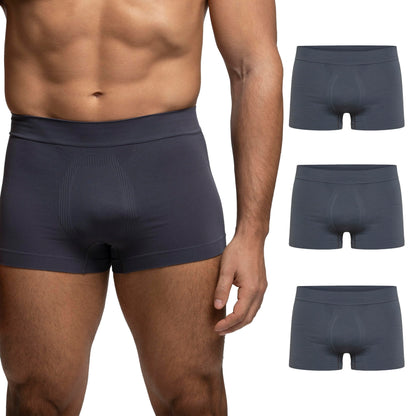 POMPEA Boxer U Seamless Mutande da Uomo (Pacco da 3)