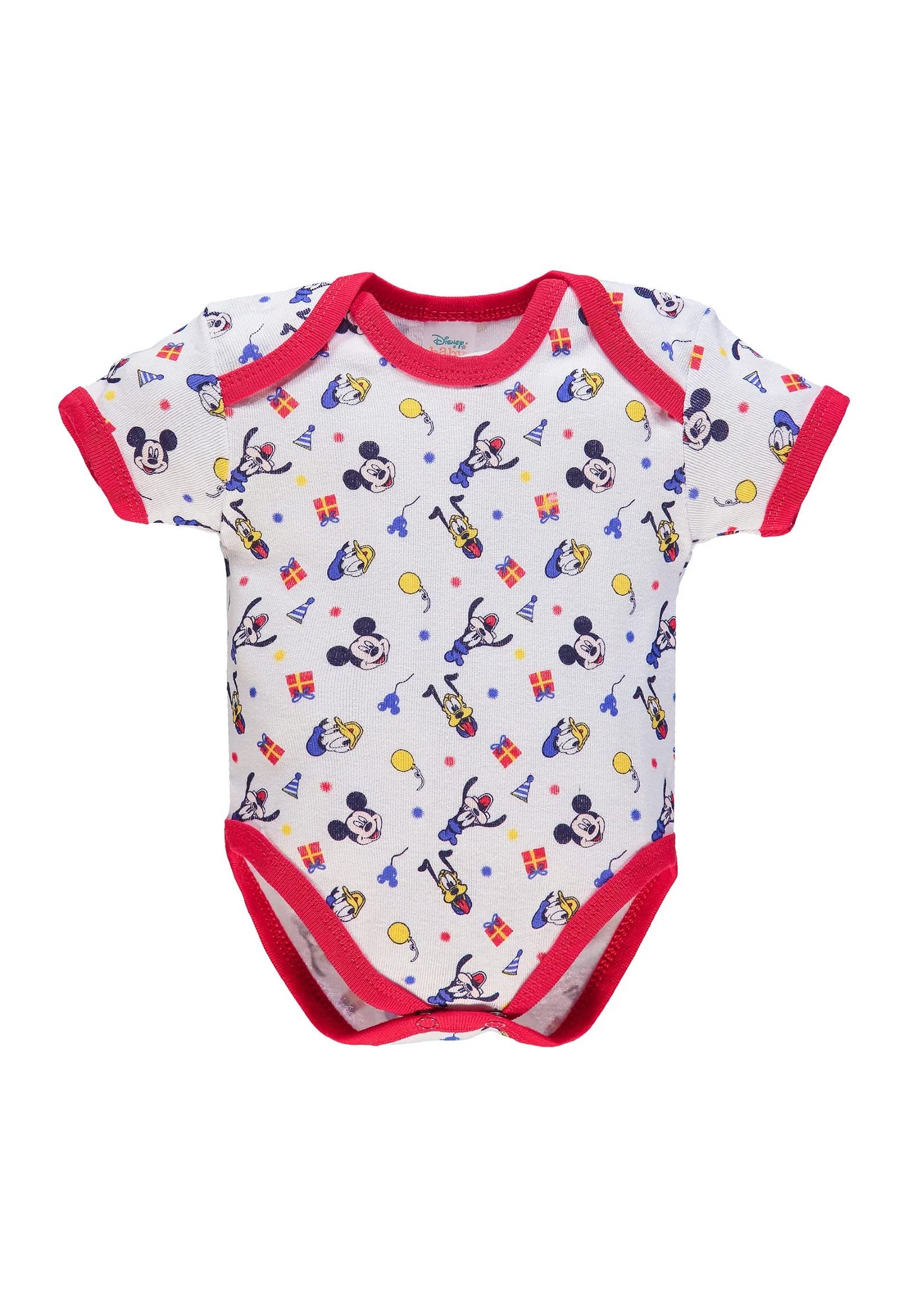 Ellepi Body Disney Mezza Manica Neonato Cotone Minnie Topolino Mesi Neonata Anni Bambino Baby Shower Regali Bambina Bimbo Bimba Intimo Neonati Bodini Maniche Maschio Femmina