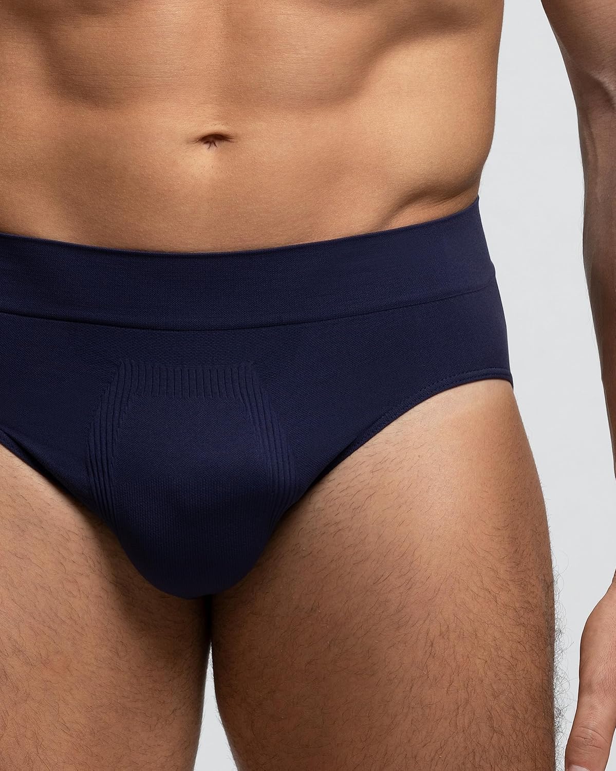 POMPEA Men's Slip U Seamless Briefs (Pack of 3)