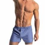 Boxer classique homme avec chemise et motif rayé ligne prestige article 358 (pack de 6) - Navigare