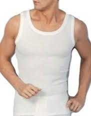 Men's wide shoulder tank top in warm cotton (pack of 6) item OP34 - Speedy