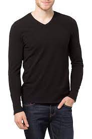 T-shirt homme manches longues col rond/col V en coton molletonné (pack de 3 pièces) article OP31 / OP38 - Speedy