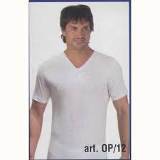 T-shirts homme manches mi-longues en jersey de coton col rond / col V - blanc / assorti (pack de 6 pièces) article OP12 / OP30 / OP112 / OP113 - Speedy