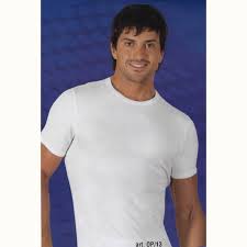 T-shirts homme manches mi-longues en jersey de coton col rond / col V - blanc / assorti (pack de 6 pièces) article OP12 / OP30 / OP112 / OP113 - Speedy