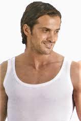 Men's wide shoulder tank top in warm cotton (pack of 6) item OP03 - Speedy