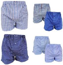 Boxer classique homme avec chemise et motif rayé ligne prestige article 358 (pack de 6) - Navigare