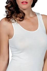 Débardeur femme épaules larges bord satiné en coton chaud (pack de 6 pièces) article OP10 - Speedy