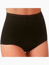 JADEA Culotte vita alta da donna in cotone elasticizzato ART. 05  CF x6